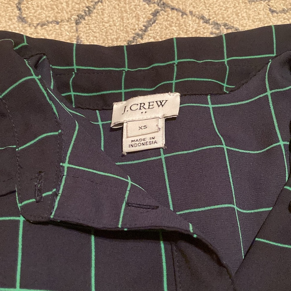 Silk Button-Up From Jcrew Factory, Xs, Like New - image 8